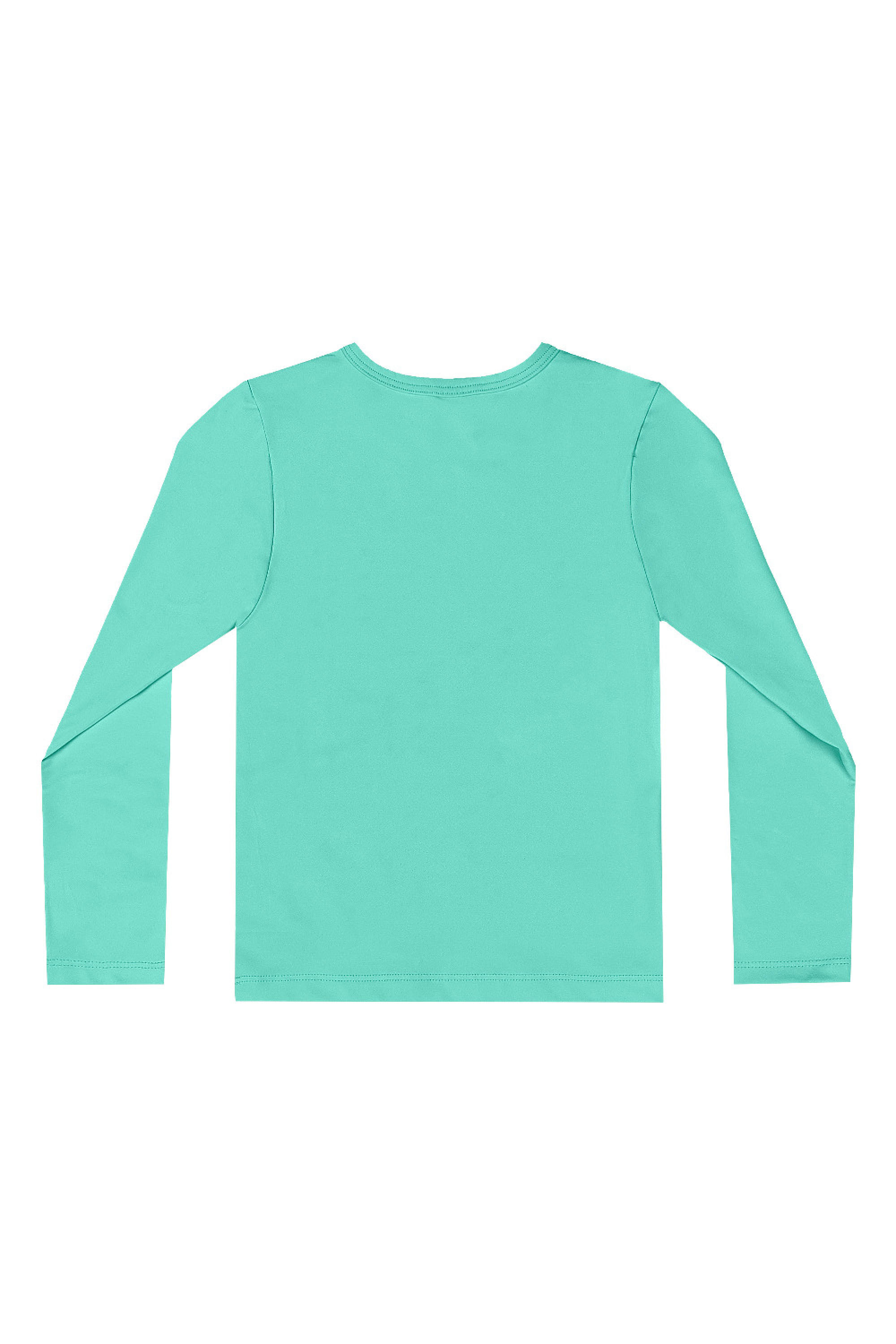 Conjunto Moda Praia Camiseta FPS 50+ e Bermuda em Microfibra (Verde Claro) Quimby - Imagem 43